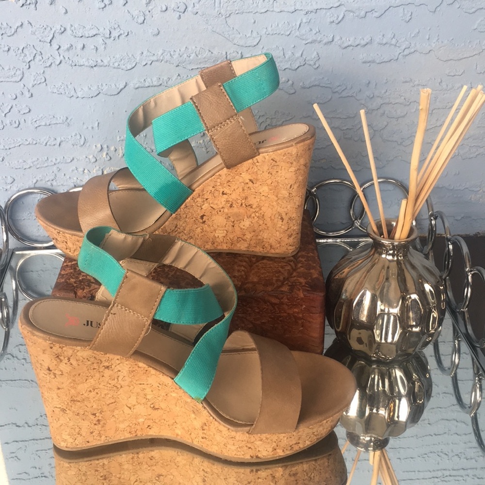 Brand: Justfab. Size:9. 3 inch heels